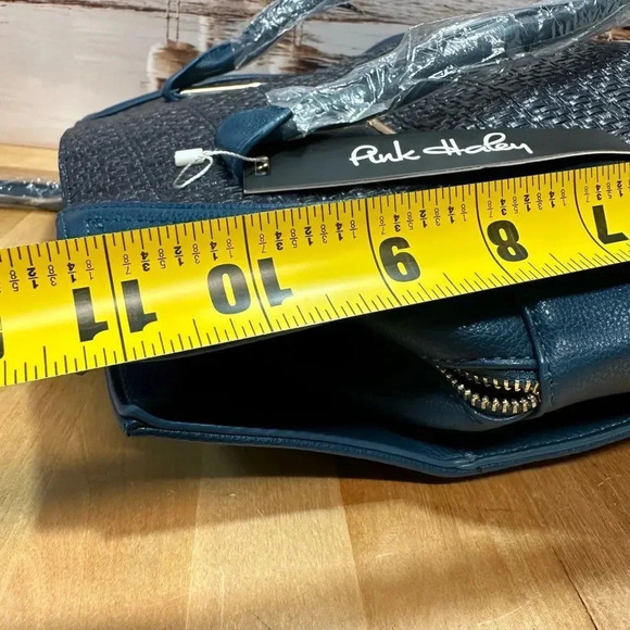 PINK HALEY BLUE  MEDIUM SIZE SPACIOUS HAND BAG - Picture 10 of 10